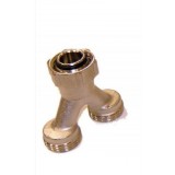 Тройник Y-образный под евроконус 2 x G3/4 - 3/4" Euro